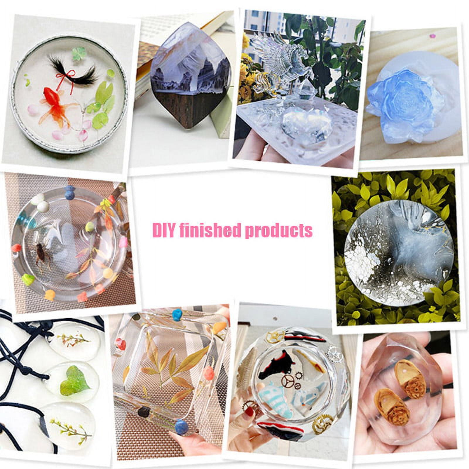 Highly transparent 1:1 crystal drops DIY craft jewellery super clear epoxy  resin glue AB adhesive - AliExpress
