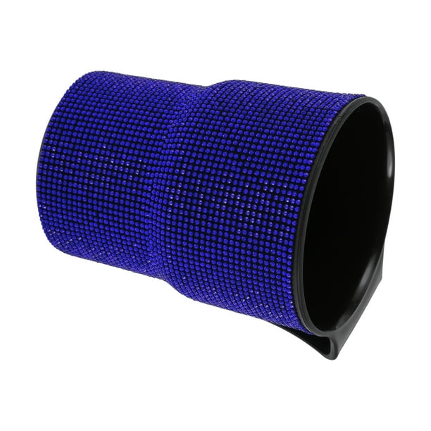 Bote de Basura para Auto con Rhinestones Colgante para Ventilación de Plástico 1 Pcs Azul