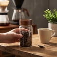 thumbnail image 6 of Glass Pantry Storage Container with Acacia Wood Lid, Airtight Glass Canister with Stacked Design for Orderly Organizing, Glass Jar Organizing Dry Goods in Pantry & Cabinet, 6 of 7