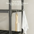 thumbnail image 6 of Coollooc Over The Toilet Storage Over Toilet Rack Bathroom Organizer 3 Tier Toilet Shelf with Hooks and Toilet Paper Holder Freestanding Bathroom Stand Over Toilet Save Space(A), 6 of 9