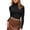 A1-Black, variant on MOYIKO Mock Turtleneck for Women Long Sleeve Fitted Shirts Tight Tops Tees