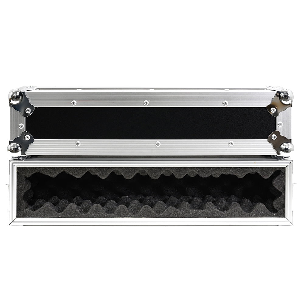 Seismic Audio - SA-PTR-2U - 2 Space Pro Audio DJ Road Rack Case - Pro Tour Grade  2U Vertical Amplifier Case