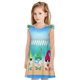 thumbnail image 1 of Balery Hello Summer Gnome 1 Camisón de princesa para niñas, pijama de algodón con mangas abullonadas, suave y bonito.-Large, 1 of 6