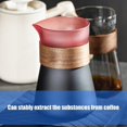 thumbnail image 6 of Hand Drip Coffee Filter Cup with Detachable Base and Insulated Glass Carafes, 6 of 14