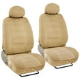 thumbnail image 2 of BDK Encore Dotted Cloth Car Seat Covers, 9pc, Front and Rear Full Set, Low Back, 2 of 7
