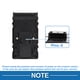 thumbnail image 4 of Interruptor de ventana eléctrica Unique Bargains para el lado del conductor delantero izquierdo para Tesla 3 Y Negro, 4 of 7