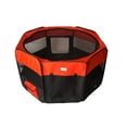 thumbnail image 4 of Armarkat Model PP002R-XL Portable Pet Playpen in Black and Red Combo, 4 of 9