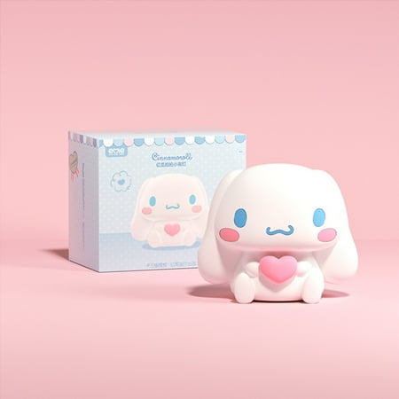 

Sanrio Cinnamoroll Night Light Cute Cartoon Girl&Child Soft Silicone Multi-position Tricolor Remote Control Touch Lights Gifts Gift Festivals
