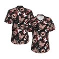 thumbnail image 3 of Goofa Butterflies1 Pattern Women's Slim-Fit Short-Sleeve V-Neck T-Shirt,Classic-Fit Short-Sleeve V-Neck T-Shirt-3X-Large, 3 of 5