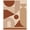 Beige, Pattern 1, variant on ODIKA 8'x10' Washable Area Rug Non-Slip Chair-Friendly Mat Beige Terracotta Geometric Artistry Abstract Shapes with Modern Lines for Dining Room, Large Office, Lounge
