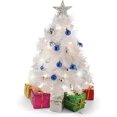 thumbnail image 5 of Mini árbol de Navidad blanco de 58 cm - Mini árbol de Navidad con luz LED blanca cálida, regalos decorados y adornos TUNC Sencillez, 5 of 5