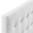 thumbnail image 3 of Lily King Biscuit Tufted Performance Velvet Headboard in White, 3 of 5