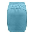 thumbnail image 6 of UJNDER Skorts For Women Summer Drawstring Skirt Built In Shorts With Pockets Tennis Comfortable Mini Skirt Sky Blue L, 6 of 8