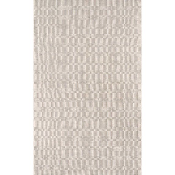 Erin Gates by Momeni Newton Holden Beige Hand Woven Indoor Outdoor Rug 5' X 7'6"