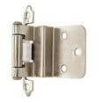 thumbnail image 2 of Amerock 3/8in (10 mm) Inset Self-Closing, Face Mount Polished Chrome Hinge - 1 Pair, 2 of 2