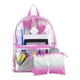 thumbnail image 4 of Eastsport Unisex Childrens Clear Backpack with Pencil Case 2-Piece Set Ombre, 4 of 7