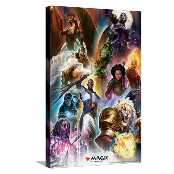 Magic: The Gathering - Grid Canvas Wall Poster, 14.725" x 22.375"