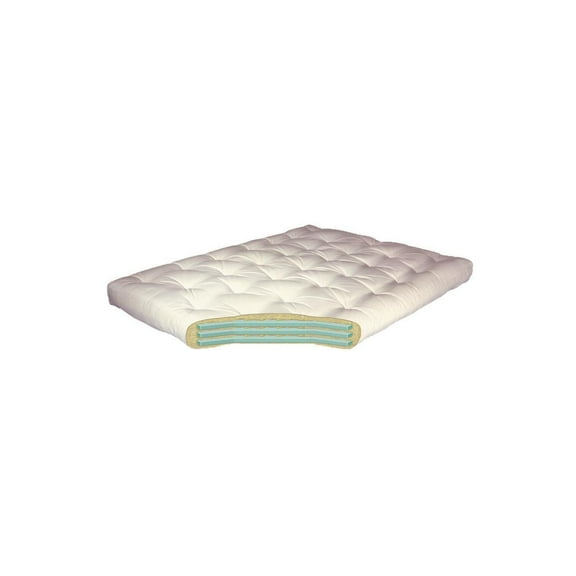 King Size Futon Mattress - 9 Inch Comfort Foam Mattress for Sofa Bed - Black Duct Cover