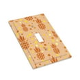 thumbnail image 3 of Kll Pineapples Wall Plate,Gloss Finish,Standard Size 1 - 5" X 3", Polycarbonate Thermoplastic,Electric Receptacle Plug Covers, 3 of 8