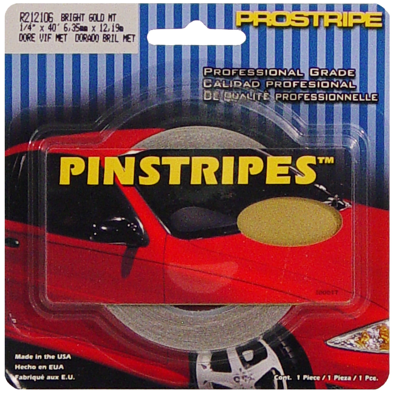R212106 Trimbrite Pinstripe Tape 1/4 Inch Solid Stripe