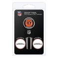 thumbnail image 1 of Herramienta de reparación Team Golf NFL Cincinnati Bengals con 3 marcadores de bola de golf, los marcadores son extraíbles, magnéticos y esmaltados a doble cara, 1 of 2