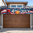 thumbnail image 6 of Decorative Design 4th of July Event Banner Patriotic Theme Party Decoration Colorful Stars Red White Blue Celebration for Patriotic Party National Holiday Indoor Outdoor, 6 of 6
