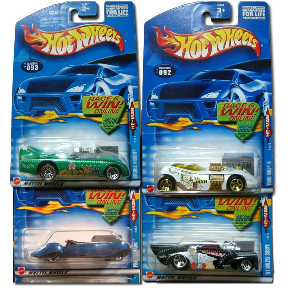 he man hot wheels set