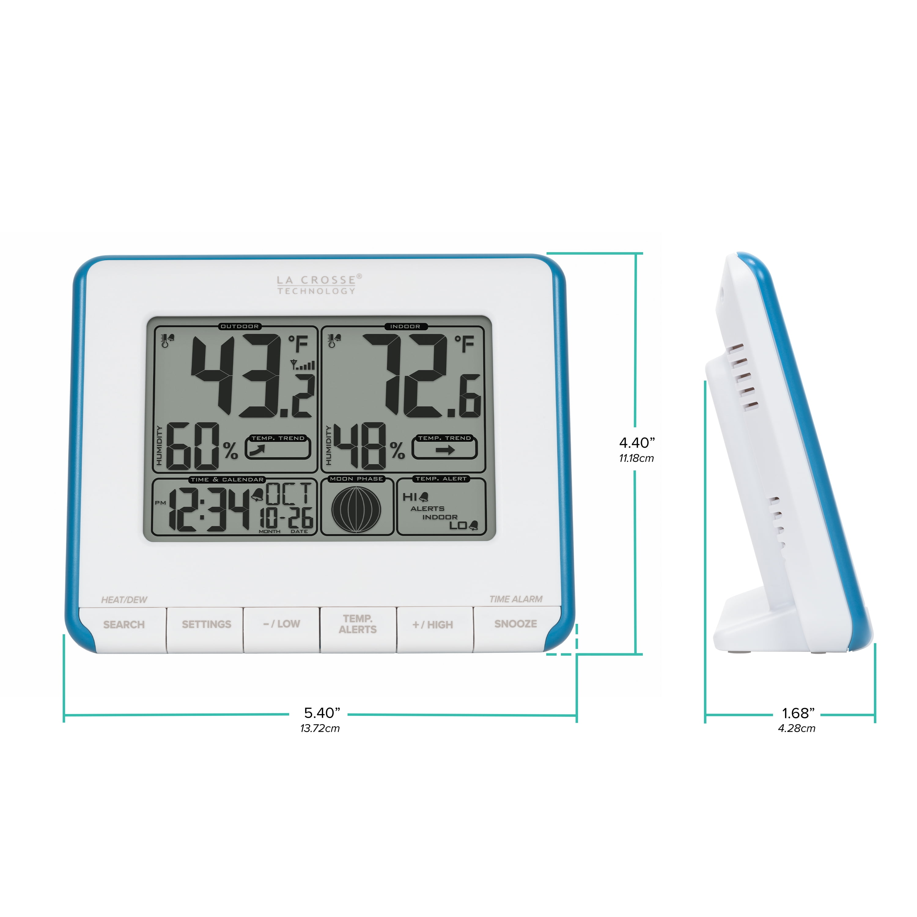 La Crosse Technology Wireless Weather Station with Alerts, 308-1711BL