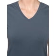 thumbnail image 3 of Insect Shield Women's UPF Dri-Balance Short Sleeve V-Neck T-Shirt, Titanium, XX-Large, 3 of 3