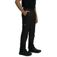 thumbnail image 4 of Chef Code Modern Slim Fit Chef Pants with Zipper Cargo Pockets, Elastic Waist, 4 of 5
