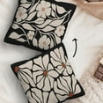 thumbnail image 4 of Floral Pillow Covers,Abstract Boho Black Floral Reversible Pillow Covers 18x18,Neutral Botanical Flowers Throw Pillow Covers for Home Living Room Bedroom,Floral Pillow Covers Gifts for Women Girls, 4 of 5