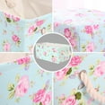 thumbnail image 2 of Unique Bargains Foldable Canvas Fabric Storage Bins Basket Clothing Storage Light Blue-M, 2 of 8