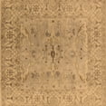 thumbnail image 1 of Ahgly Company Indoor Square Oriental Brown Traditional Area Rugs, 7' Square, 1 of 4