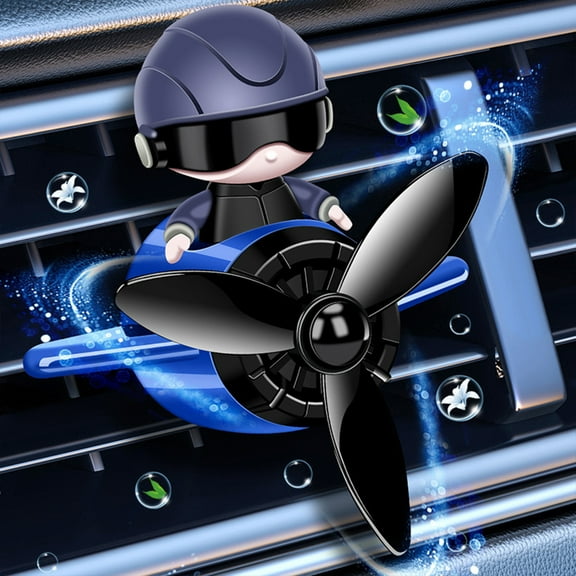 100Fens Small Car Aromatherapy Car Perfume Conditioning Vents Small Fan Decorative Supplies Ornaments