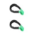 thumbnail image 4 of Kenally Grillete con cubierta protectora Mosquetón Anillo de enganche Cuerdas de remolque portátiles Ganchos de tracción para Verde 2piezas, 4 of 6