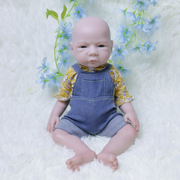 Aisite Drink And Wet Silicone Baby Doll Boy - Muñecas Reborn realistas de 18 pulgadas, regalos de Navidad y cumpleaños adecuados para mayores de 3 años