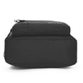 thumbnail image 2 of Bolso De Pecho Riñoneras Informales Para Hombre, Diseño De Agujeros Para Auriculares, Viajes De Negocios Oxford (Negro), 2 of 7