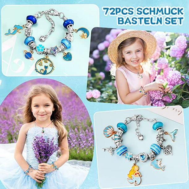 Kit De Joyería NITNOEI De 161 Piezas – Pulseras Y Collares DIY Para Niñas De 6 A 13 Años