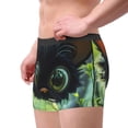 thumbnail image 2 of Yiaed Cute Big-Eyed Black Cat Print Men's Soft Cotton Boxer Shorts Breathable Boxers Underwear Moisture-Wicking Underwear Stretch Boxer Briefs for Man-XX-Large, 2 of 5