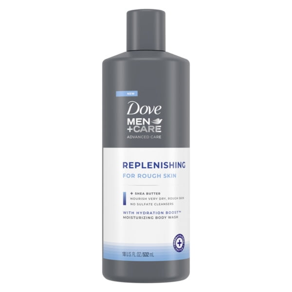 Dove Men+Care Advanced Care Body Wash Body Replenish Cleanser For Rough