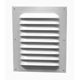 thumbnail image 2 of Vnt Gable 8In 12In Polyp Rect Canplas Inc Gable Vents 620812 White Polypropylene, 2 of 2