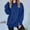 Blue, variant on TAGOLD Womens Sweater Tops,Casual Plus Size Fall Tops Blouse for Womens,Women's Thumb Button Sweatshirt Hoodie And Winter Clothing Long Sleeve Hoodie Sweatshirt White M