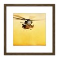 thumbnail image 1 of Military USA Marine Corps CH-53E Super Stallion Helicopter Photo 8X8 Inch Square Wooden Framed Wall Art Print Picture with Mount, 1 of 4