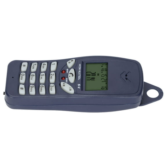 Telephone Survey Line Machine, Call Time Record Telephone Dedicated Check Line FSK DTMF Dual System Callback 16 Kinds Of Music Bells With Clips For Telephone