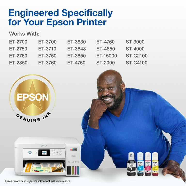 EPSON 502 EcoTank Ink Ultra-high Capacity Bottle Black Works