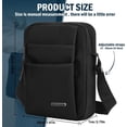 thumbnail image 3 of Small Crossbody Bag for Men,Canvas Messenger Shoulder Bags Crossbody Satchel Bag Men's Side Bags Over the Shoulder Purse, 3 of 10