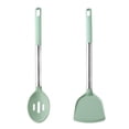 thumbnail image 1 of Silicone Kitchen Cooking Utensils Set, 2PCS Premium Set with Stainless Steel Handle for Nonstick Cookware, 1 of 5