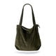 thumbnail image 1 of Bolso de mano de pana para mujer, con cremallera, informal, de gran capacidad, con bolsillos, 1 of 5