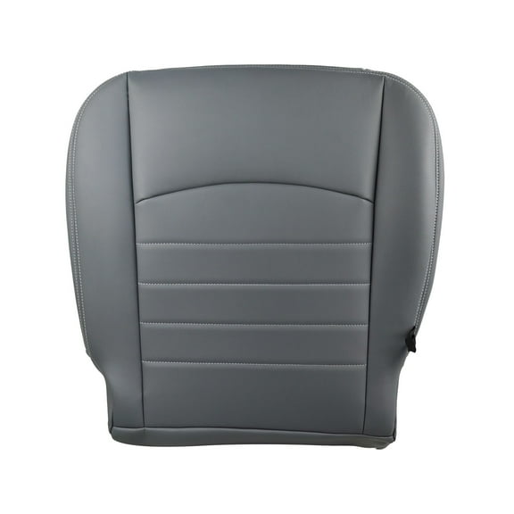 ARCADORA Driver Bottom Seat Cover 2013-2018 for Dodge Ram 1500 2500 3500 4500 5500 Gray Synthetic Leather Durable Replacement