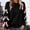 Black, variant on Rciityk Christmas Gifts Sweatshirts for Women Solid Color Crew Neck Long Sleeve Casual Sweater with Bow